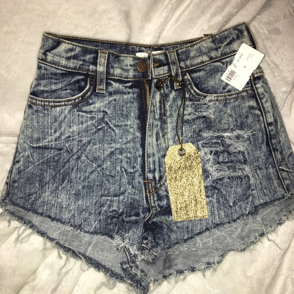 Pants - High waisted denim shorts BNWT
